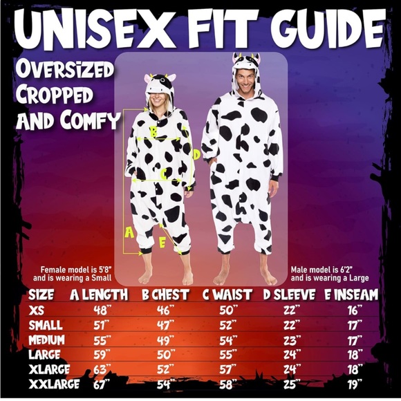 Funziez! Cow print onesie for men and women - Picture 9 of 9
